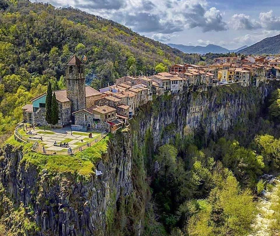 Stunning CASTELLFOLLIT DE LA ROCA, Province of Girona, Catalonia, Spain