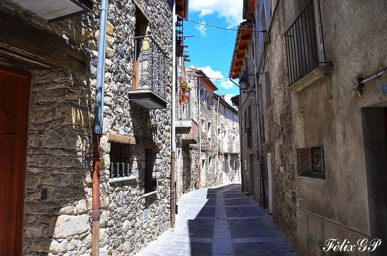 Stunning CASTELLFOLLIT DE LA ROCA, Province of Girona, Catalonia, Spain
