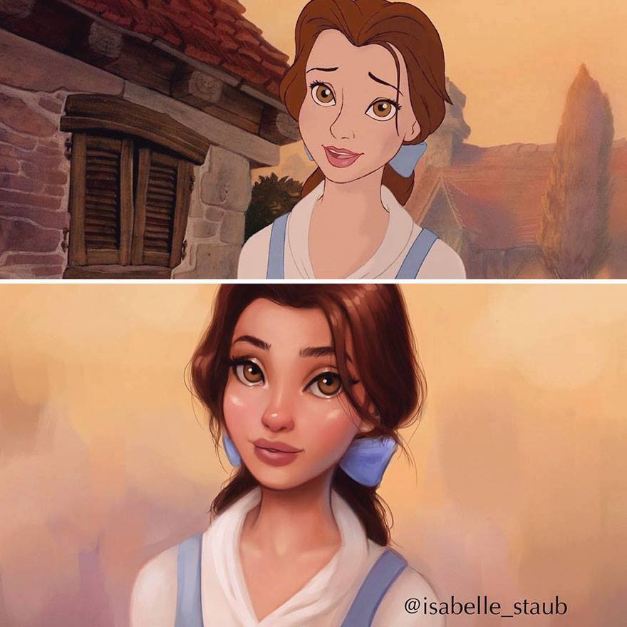 This llustrator Repaints Disney Princesses In Her Unique Style