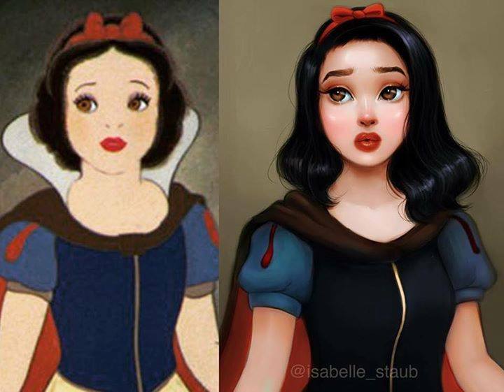This llustrator Repaints Disney Princesses In Her Unique Style