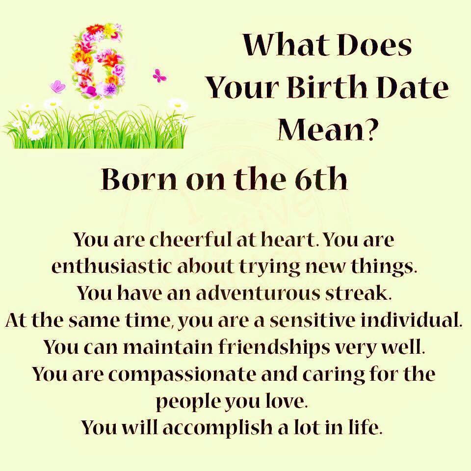 What Does Your Birth Date Means?