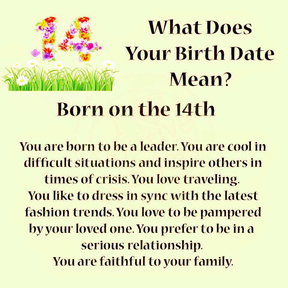 What Does Your Birth Date Means 