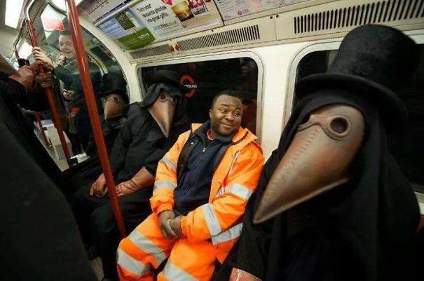 34 Weirdest People Ever Spotted Riding On The Subway