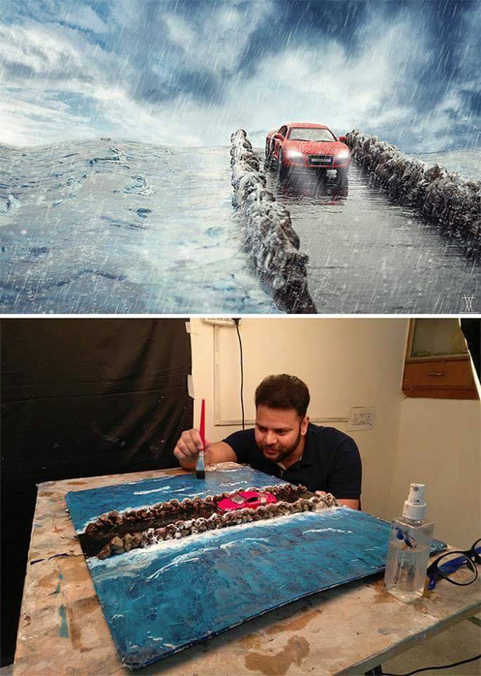 Behind The Scenes Of Stunning Photographs (18 Pics)