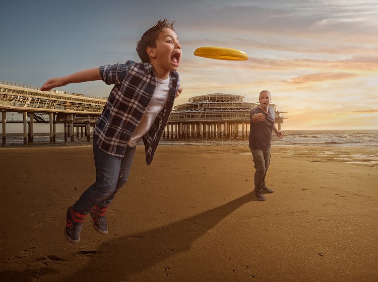 Father's Endless Imagination by Photoshopping Son Into Fantastical Scenes