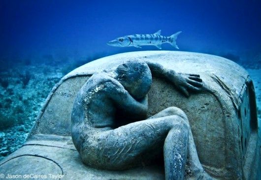 Spectacular Cancun Underwater Museum in Cancun, Mexico