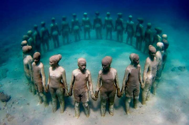 Spectacular Cancun Underwater Museum in Cancun, Mexico