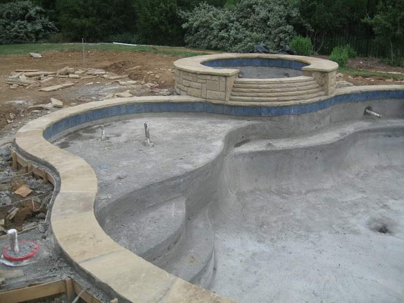 Swimming pool construction steps! (15 Pics)