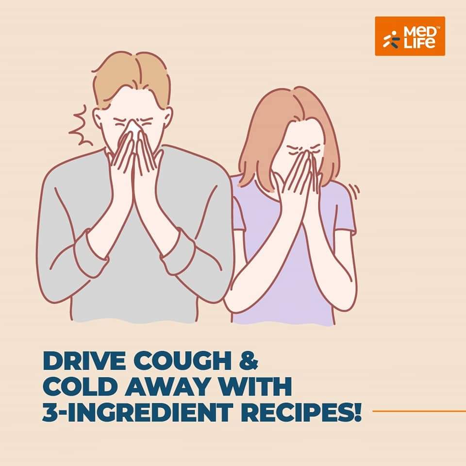Don’t be alarmed by cough & cold, Try these simple 3-ingredient recipes for relief!