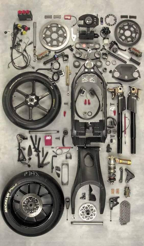 The Components Of A Motorcycle (10 Pics)