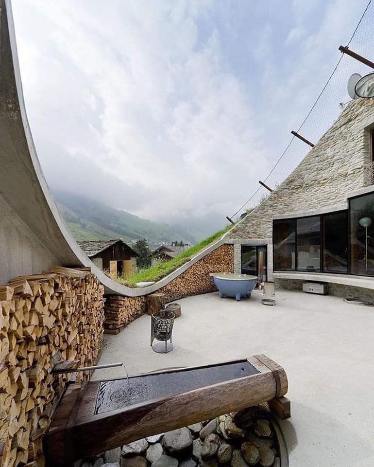 A home that’s truly one with nature  Vals, Switzerland