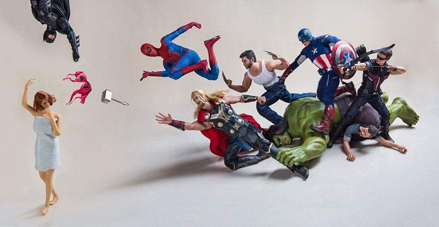 The Secret Life Of Superhero Toys By Edy Hardjo (20 Pics)