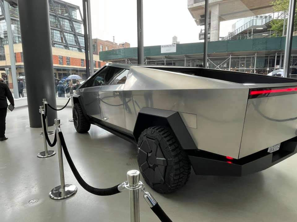 Tesla Cybertruck is on display in NYC (10 Pics)