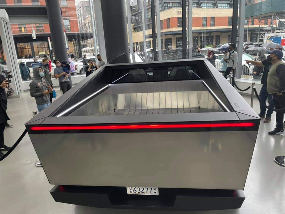 Tesla Cybertruck is on display in NYC (10 Pics)