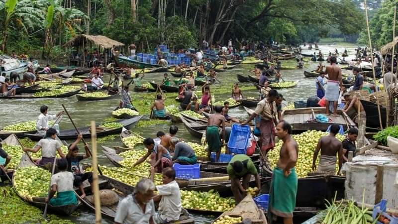 Floating Guava Market In Rural Bangladesh
