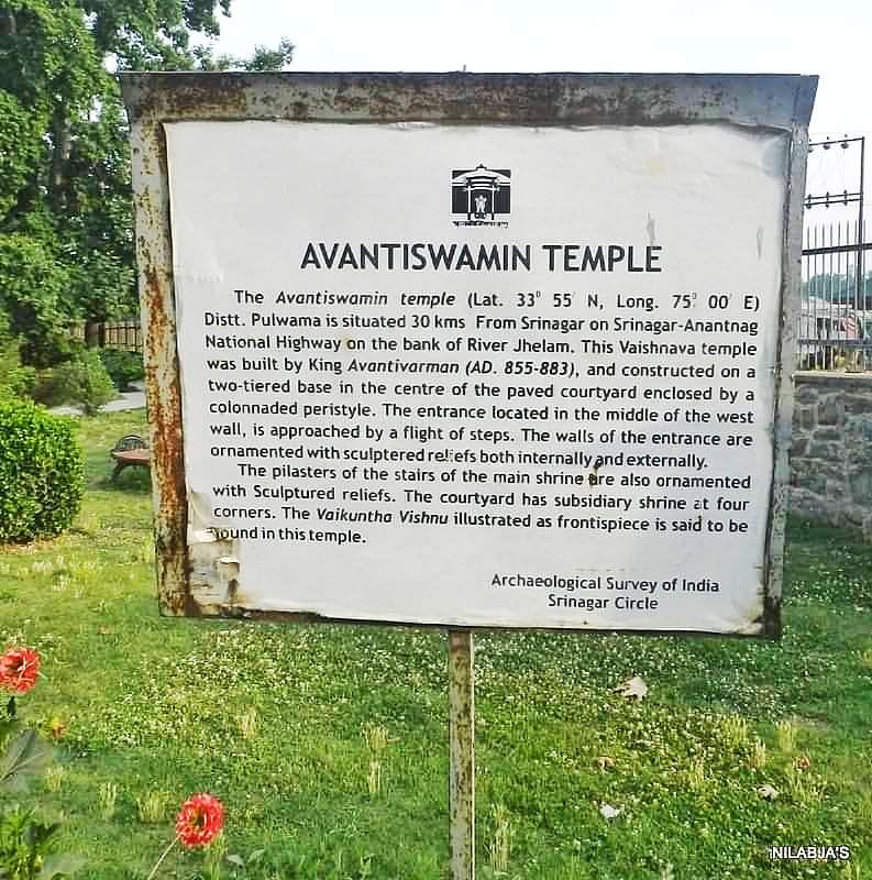 Awanti Pura Temple and Ancient Martand Surya Temple in Anantanag