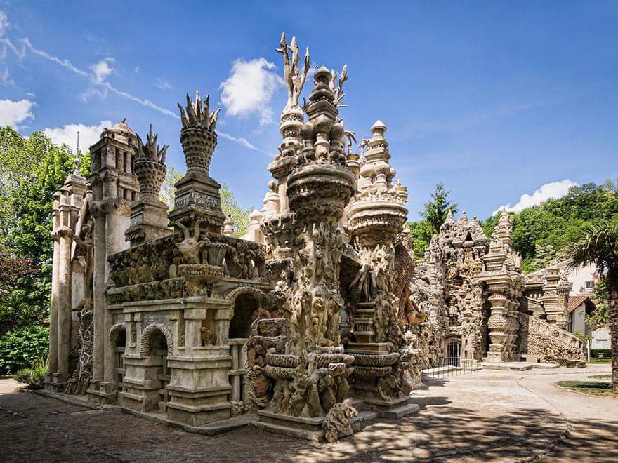 French Mailman Ferdinand Cheval, Spent 33 Years Building Epic Palace From Pebbles Collected On His 18-Mile Mail Route (10 Pics)