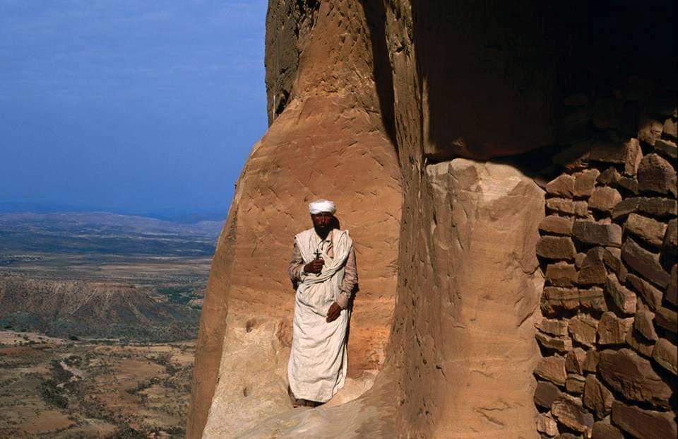 Abuna Yemata monolitic Church at a height of 2,580 Metres, 5th Century Ethiopia