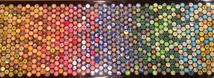 Man Collects Bottle Caps For 5 Years To Redo His Kitchen, And Here Are The Results