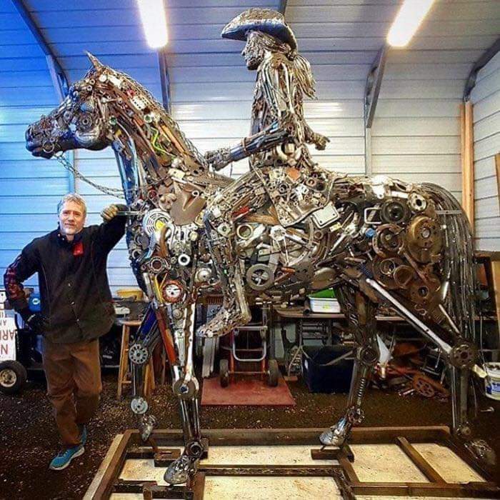 Self-Taught American Artist Brian Mock, Turns Reclaimed Materials Into Breathtaking Sculptures (14 Pics)