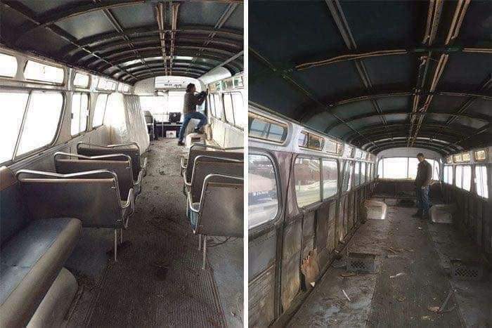 A woman spent 3 years renovating an old bus. The result is beautiful (11 Pics)