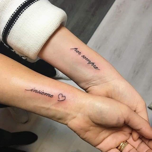 Cute Matching Couple Tattoo Ideas  Blufashion