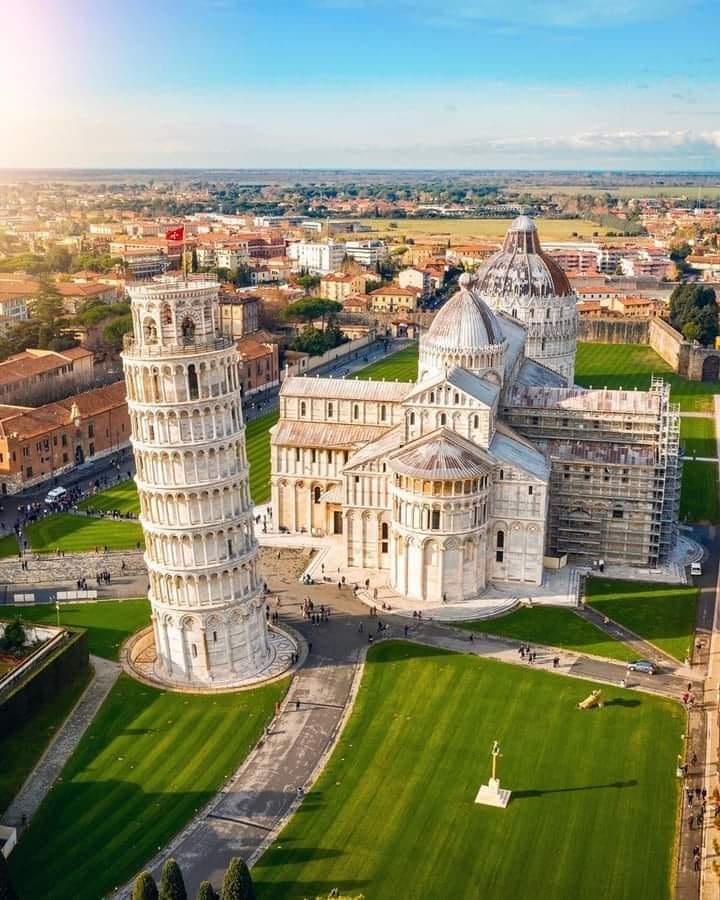 ONE pic - Top view of Pisa, Italy