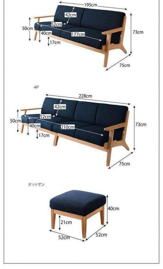 Dimensions and standards for the design of sofas (23 Pics)