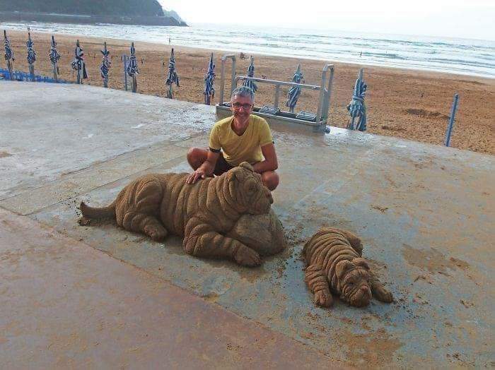 Amazing Sand Artist; Andoni Bastarrika