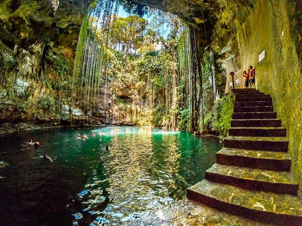Most Beautiful Natural Swimming Pool in Mexico