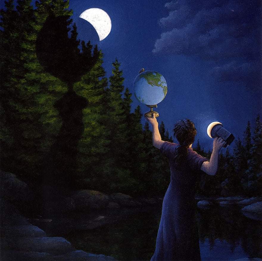 24 Mind-Blowing Optical Illusion Paintings By Rob Gonsalves