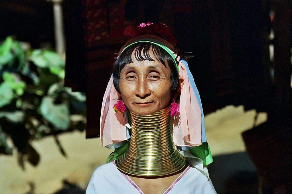 The Kayan Tribe believe that the longer the neck, the more beautiful the woman