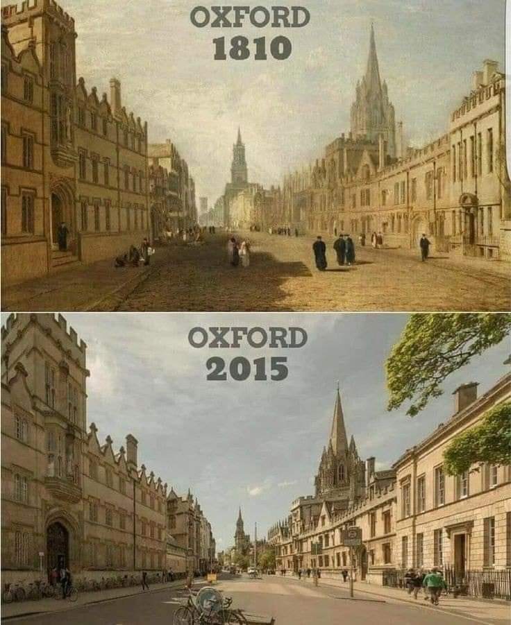 Photo Of The Day  - Oxford Then and Now