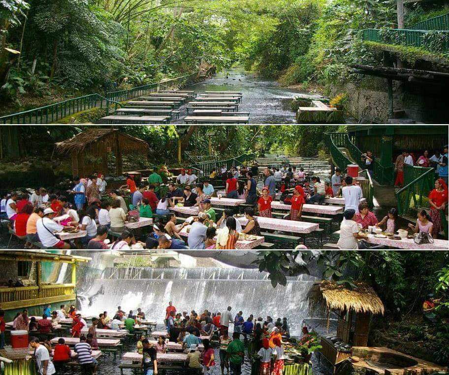 Waterfall restaurant San Pablo City, Philippines