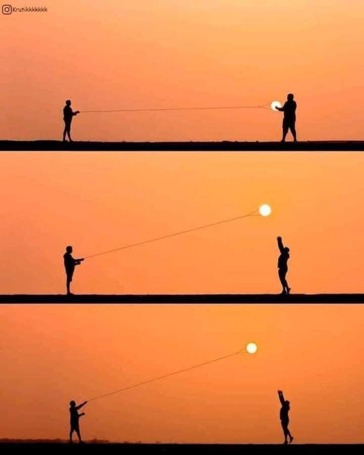 Krutik Thakur is a 20-year-old photographer who plays with sunsets to tell beautiful stories