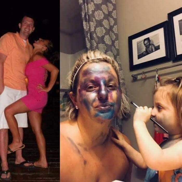 These Parents Are Sharing Their Pics of Them Before & After Having Kids (15 Pics)