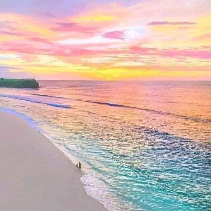 Cotton Candy clouds in Bali Indonesia