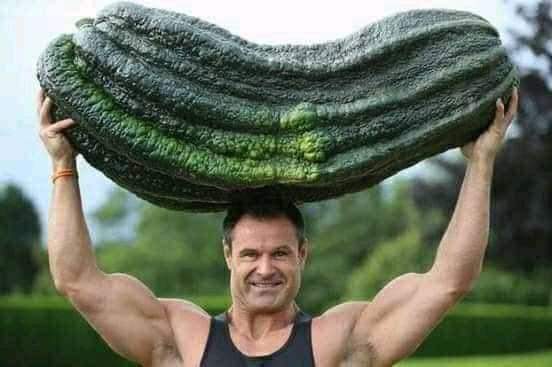 Farmers Proudly Showing Their Giant Fruits and Vegetables!