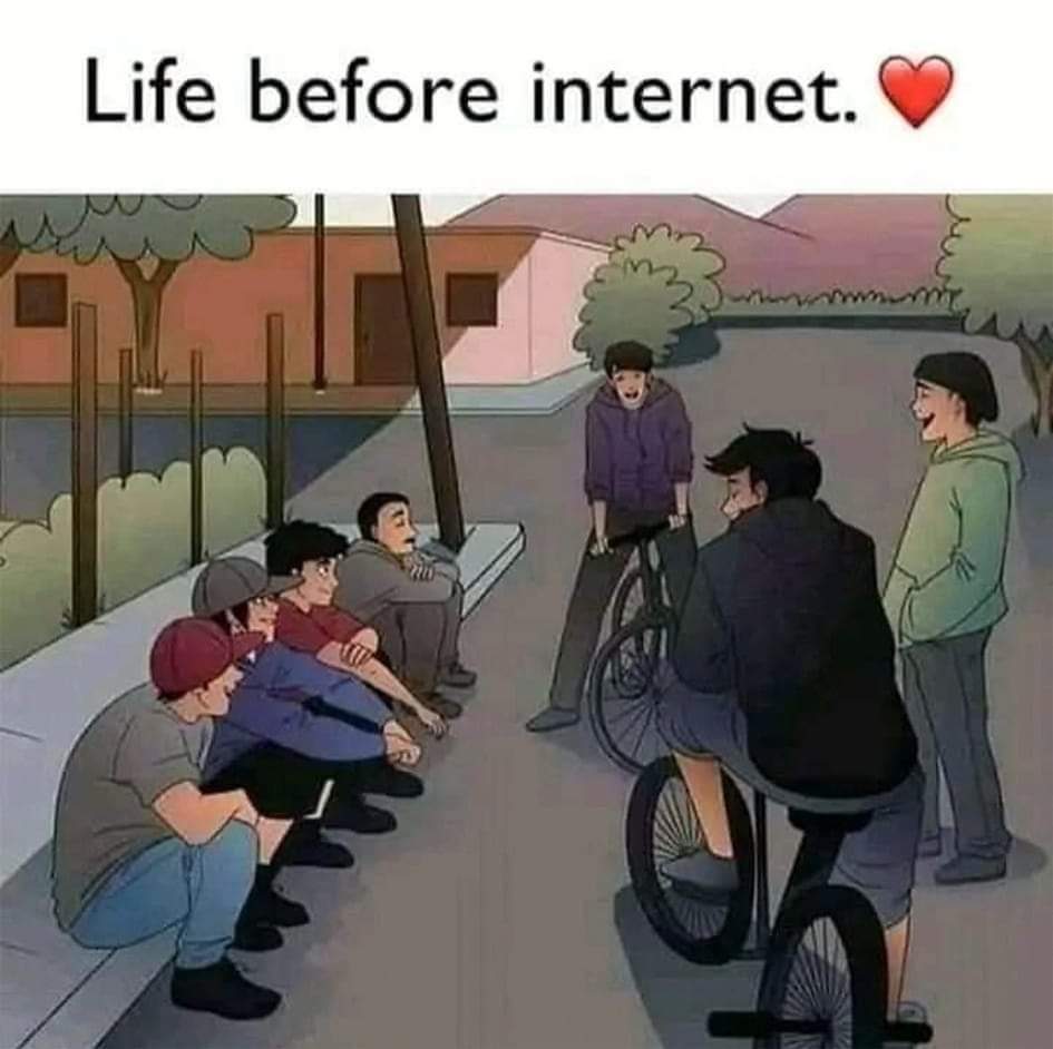 Photo Of The Day  - Life Before Internet