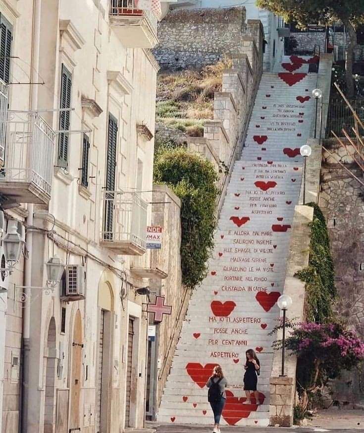 Photo Of The Day  - Stairway of Love in Vieste, ItalyStairway of Love in Vieste, Italy