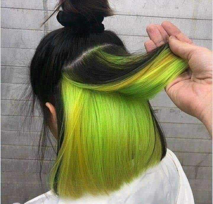 Amazing Under hair colour ideas