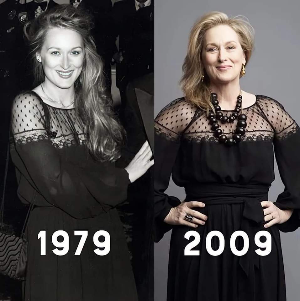 Photo Of The Day  - Meryl Streep, 30 years later