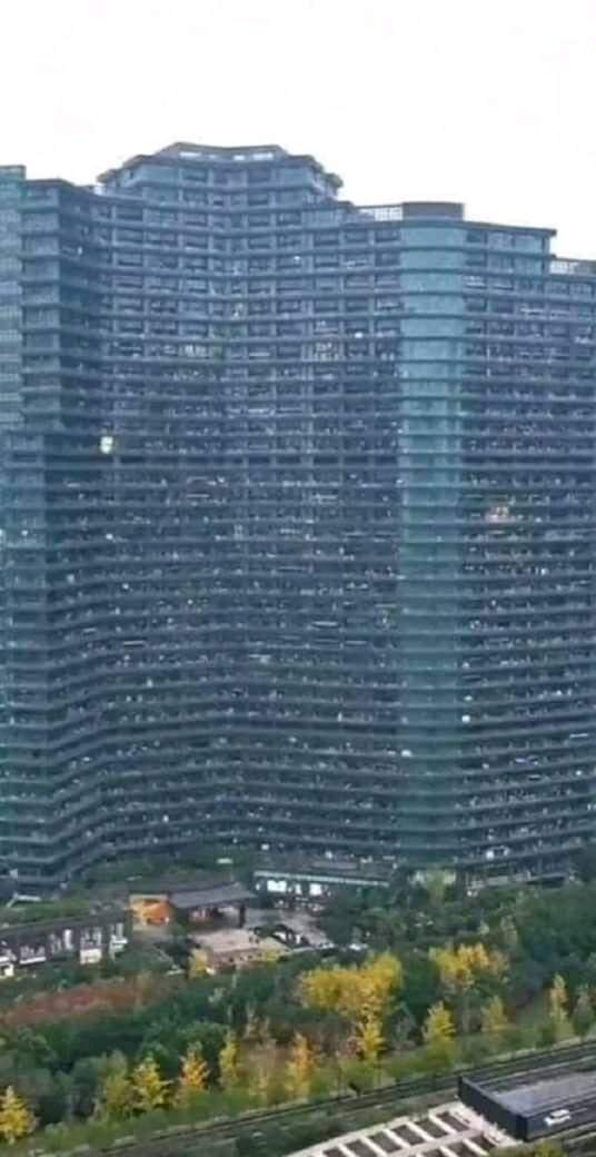 Photo Of The Day  - Over 30,000 people live in this building in Hangzhou, China