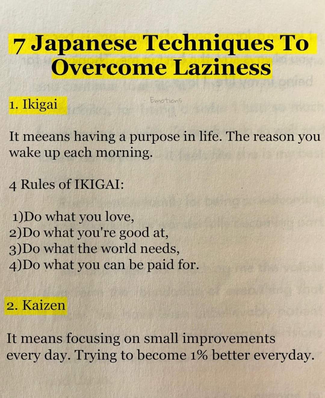 7 Japanese  Techniques  To Overcome Laziness