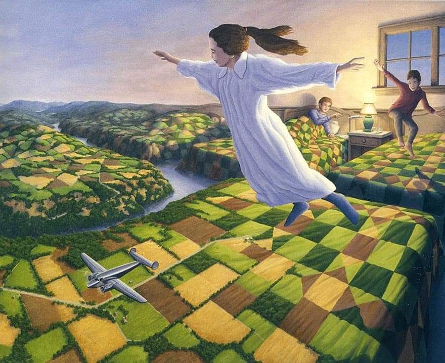 25 Mind-Twisting Optical Illusion Paintings By Rob Gonsalves
