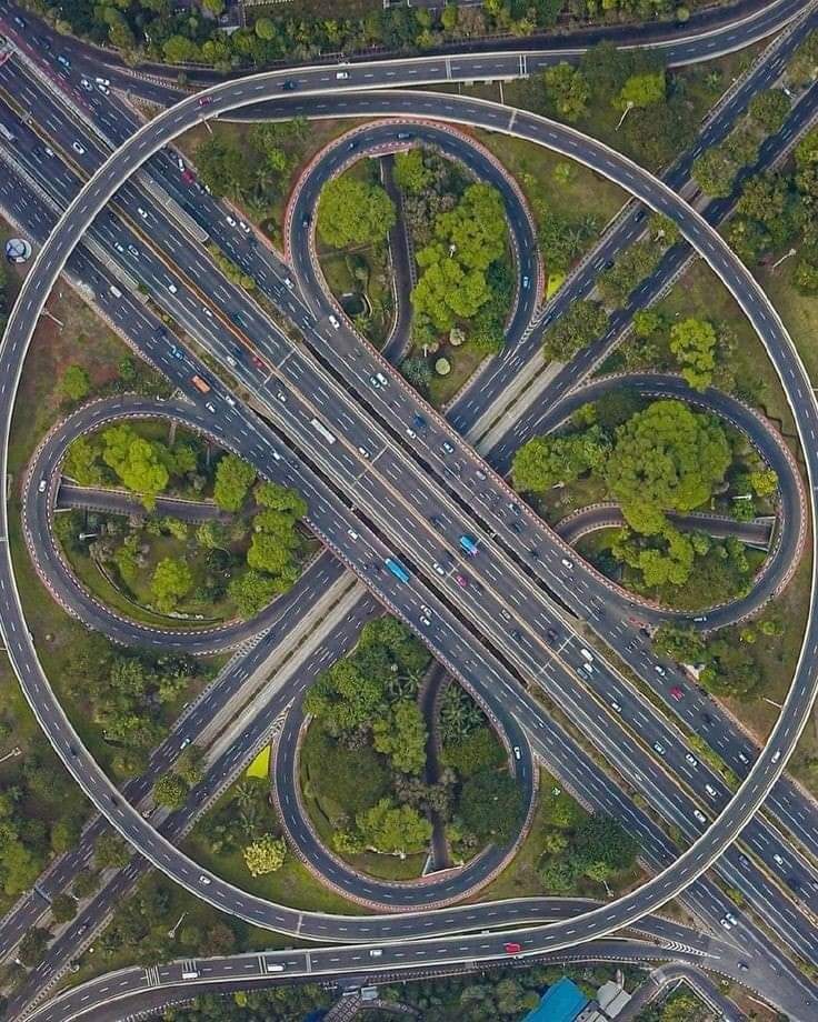Photo Of The Day  - Highway intersection, Jakarta, Indonesia