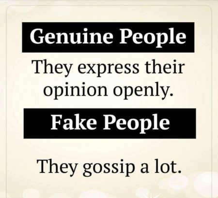 Be Aware Of This: Fake People Vs Genuine People  (22 Pics)