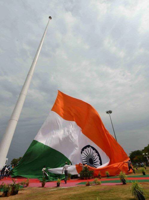 India’s Largest And Tallest Flag Is Now In Hyderabad