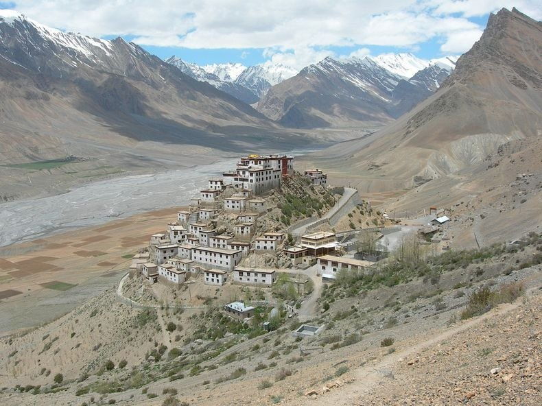 Key Monastery (Kye Gompa), Himachal Pradesh in India