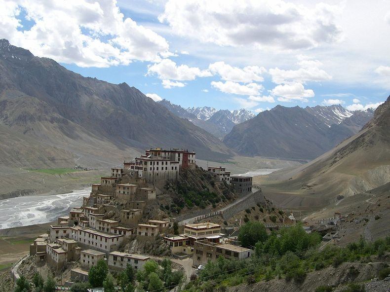 Key Monastery (Kye Gompa), Himachal Pradesh in India